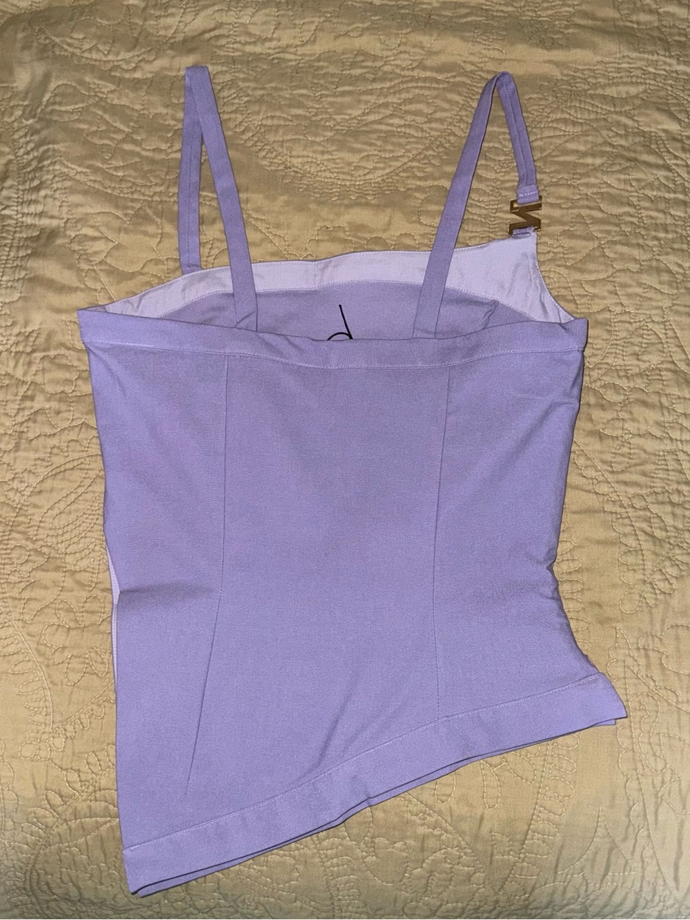 REVOLVE Lavender Square-Neck Slim-Strap tank - Picture 3 of 5